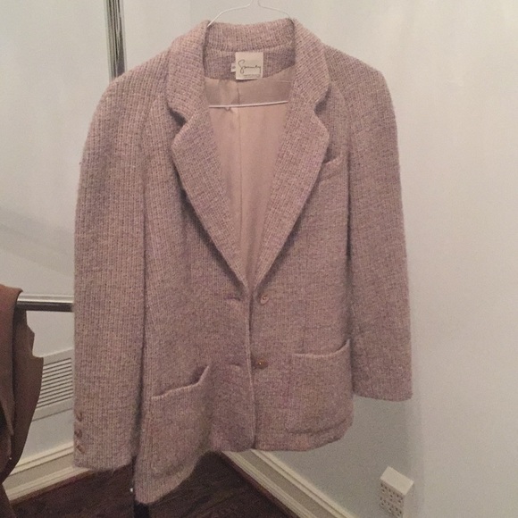 Givenchy Jackets & Blazers - Givenchy Sport VTG Jacket Blazer Tweed Gray 8